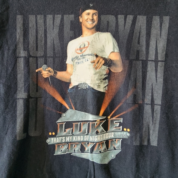LUKE BRYAN TOUR TSHIRT 2014 - Picture 6 of 6